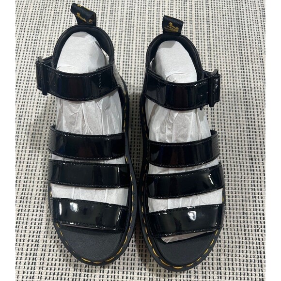 Dr Martens Womens Blaire Patent Lamper Black US L9 new - Picture 1 of 5